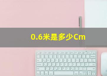 0.6米是多少Cm