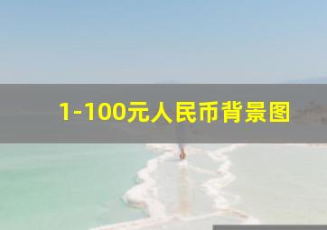 1-100元人民币背景图