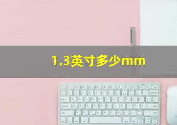 1.3英寸多少mm