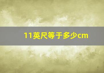 11英尺等于多少cm