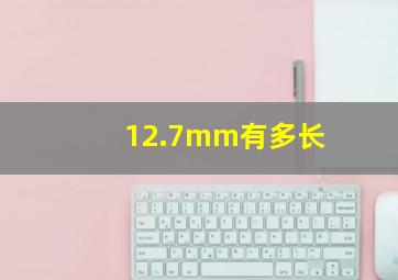 12.7mm有多长