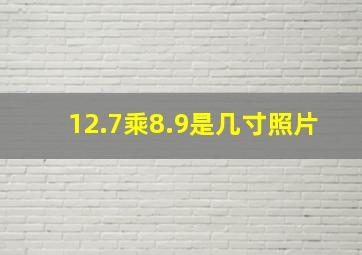 12.7乘8.9是几寸照片