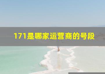 171是哪家运营商的号段