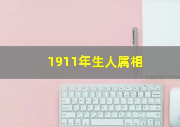 1911年生人属相