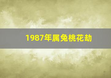 1987年属兔桃花劫