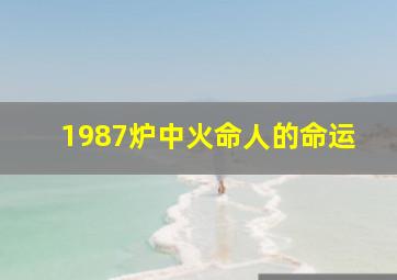 1987炉中火命人的命运