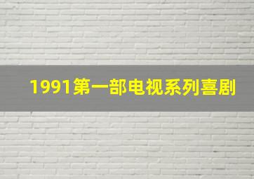 1991第一部电视系列喜剧