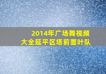 2014年广场舞视频大全延平区塔前面叶队