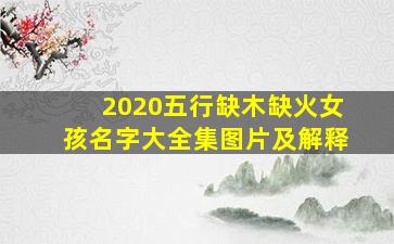 2020五行缺木缺火女孩名字大全集图片及解释