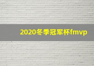 2020冬季冠军杯fmvp