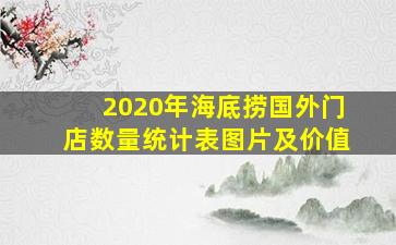 2020年海底捞国外门店数量统计表图片及价值