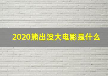 2020熊出没大电影是什么