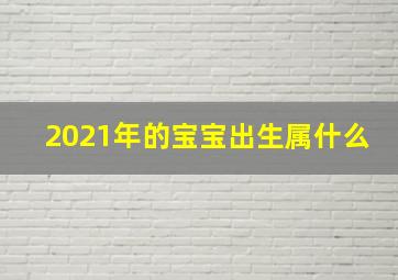 2021年的宝宝出生属什么