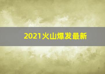 2021火山爆发最新