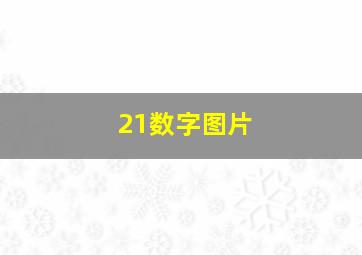 21数字图片