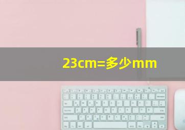 23cm=多少mm