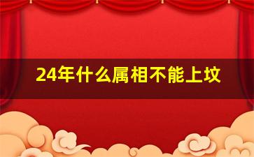 24年什么属相不能上坟