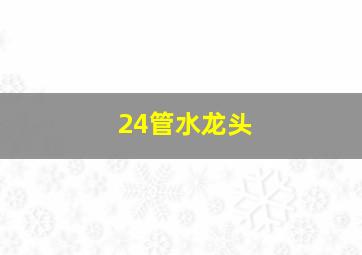 24管水龙头