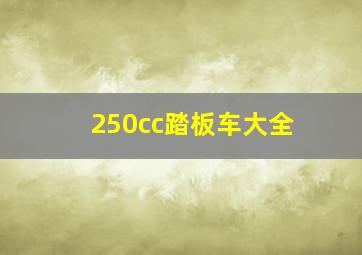 250cc踏板车大全