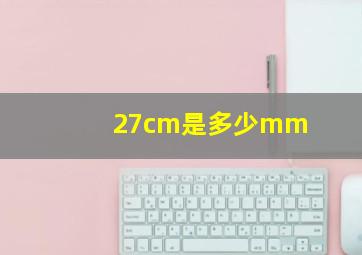 27cm是多少mm