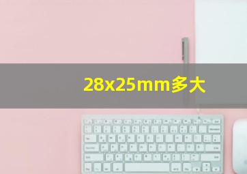 28x25mm多大