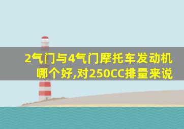 2气门与4气门摩托车发动机哪个好,对250CC排量来说