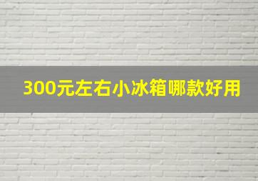 300元左右小冰箱哪款好用