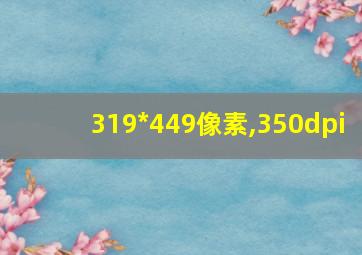 319*449像素,350dpi