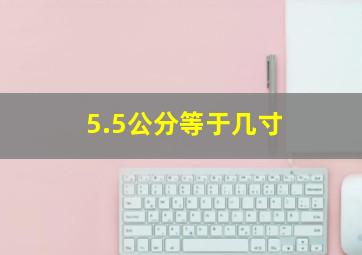 5.5公分等于几寸