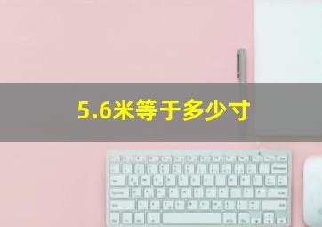 5.6米等于多少寸