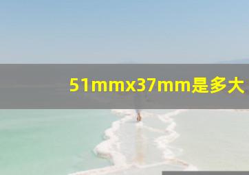 51mmx37mm是多大