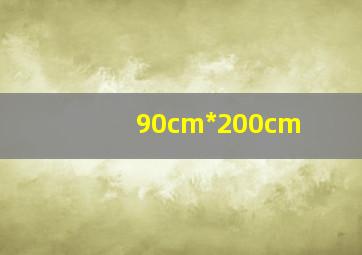 90cm*200cm