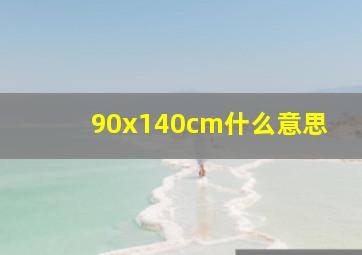 90x140cm什么意思