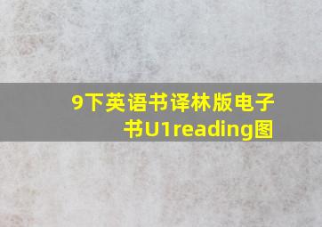 9下英语书译林版电子书U1reading图