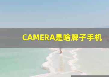 CAMERA是啥牌子手机