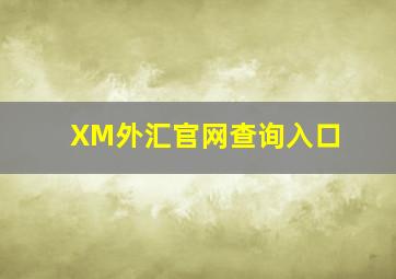 XM外汇官网查询入口