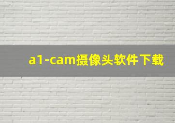 a1-cam摄像头软件下载