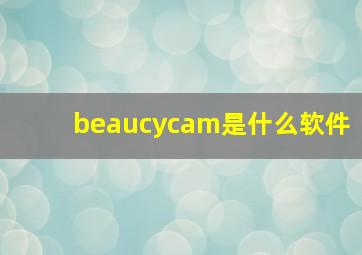 beaucycam是什么软件