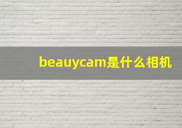 beauycam是什么相机