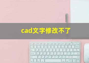 cad文字修改不了