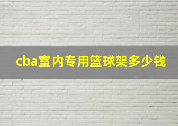 cba室内专用篮球架多少钱