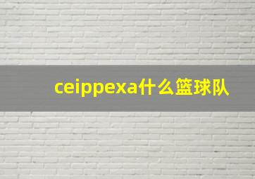 ceippexa什么篮球队