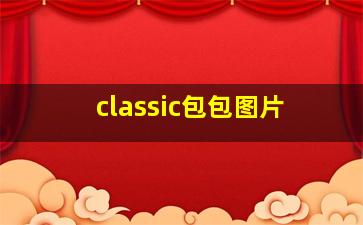 classic包包图片