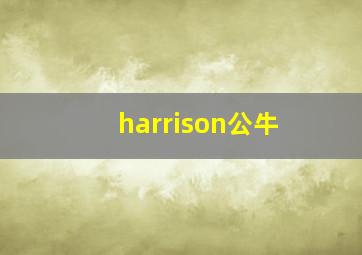 harrison公牛