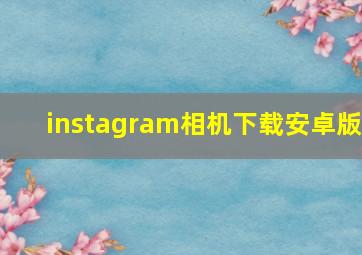 instagram相机下载安卓版