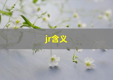 jr含义