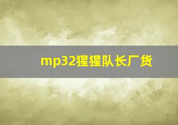 mp32猩猩队长厂货