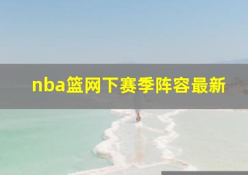 nba篮网下赛季阵容最新