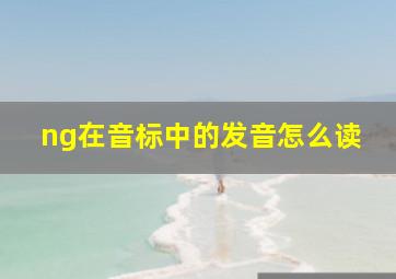 ng在音标中的发音怎么读