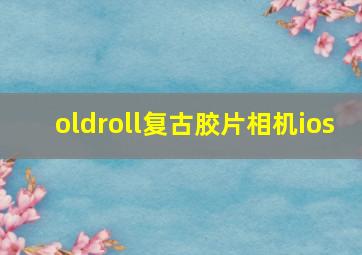 oldroll复古胶片相机ios